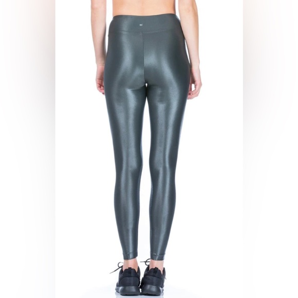 Koral Lustrous High Shine Disco Leggings Gunmetal Gray - Picture 7 of 7